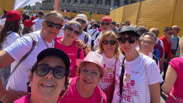 ''Race for the Cure'', Iom di Ascoli Piceno a Roma per sensibilizzareo sulla prevenzione del tumore al seno