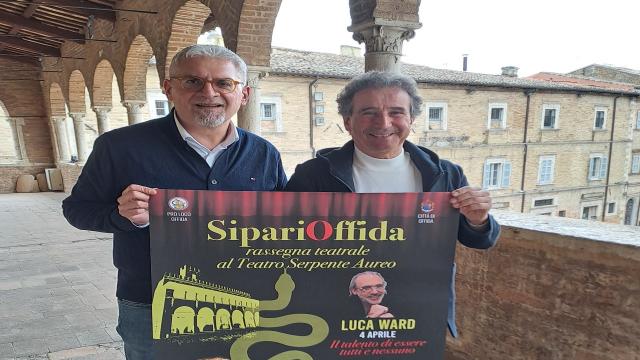Teatro Serpente Aureo: ‘’SipariOffida’’, primo appuntamento con Luca Ward
