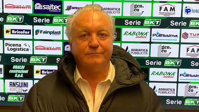 Ascoli-Modena 0-0, Pulcinelli: ''La matematica non ci condanna, sono convinto che ce la faremo. I cori? Va bene così''