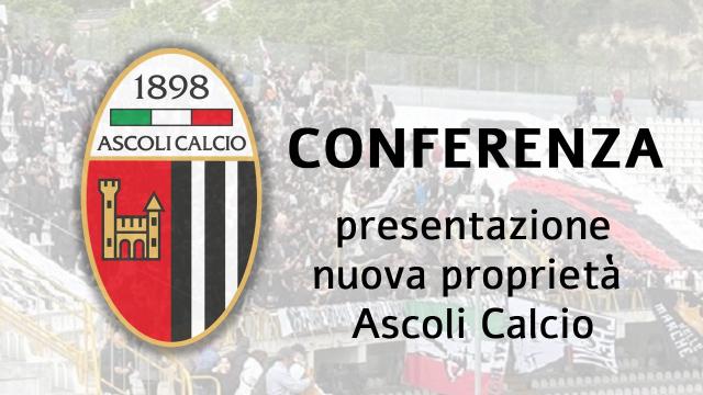 Ascoli Calcio, conferenza stampa di presentazione della nuova proprietà al “Del Duca”