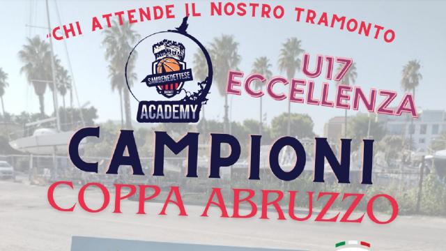 Sambenedettese Basket, vittoria da imbattutta nella Coppa Abruzzo Under 17 Eccellenza
