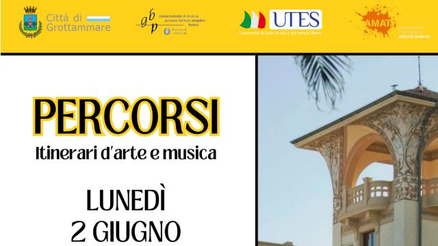 Grottammare, ''Percorsi, Itinerari di arte e musica'': pomeriggio dedicato alla scoperta del patrimonio Liberty