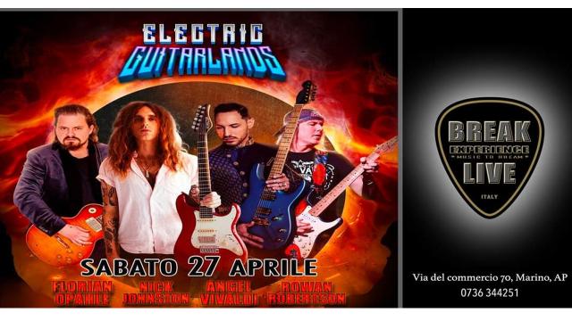 'Electric Guitarlands' 2024, al Break Live di Ascoli Piceno la 2° edizione della notte delle chitarre elettriche 