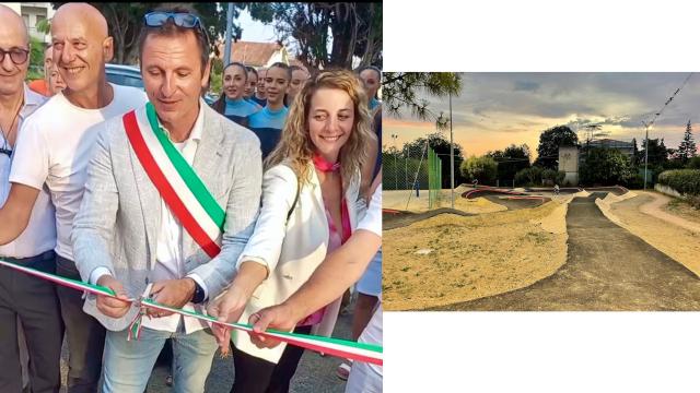 Castel di Lama, inaugurata la pista di pattinaggio : impianto polisportivo ruqualificato