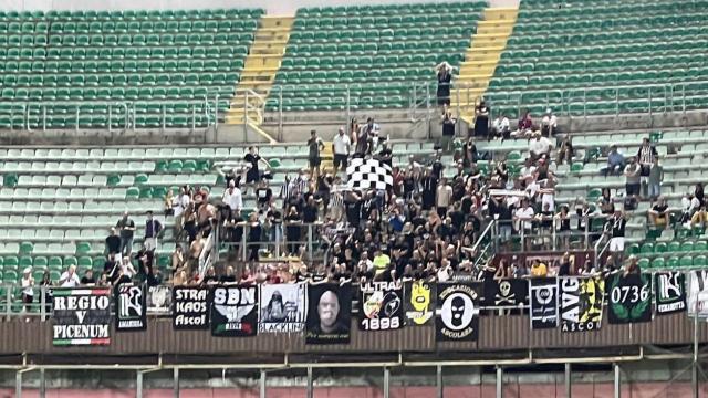 Palermo-Ascoli, dato definitivo dei tifosi bianconeri nel Settore Ospiti dello stadio “Barbera”