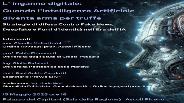 Ascoli Piceno, quando l’intelligenza artificiale diventa arma per truffe