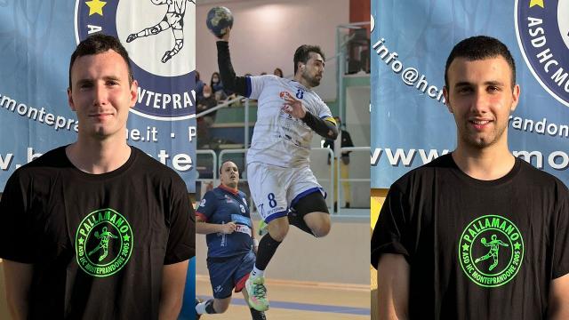 Pallamano Serie A2, tre nuovi rinforzi per l'Handball Club Monteprandone