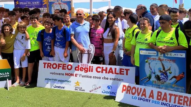 San Benedetto del Tronto, campionato nazionale di beach soccer Aics 2025 che coincide con il Torneo degli chalet