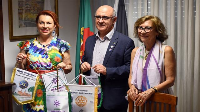 La presidente Bartolomei del Rotary Club di San Benedetto in visita a Lisbona