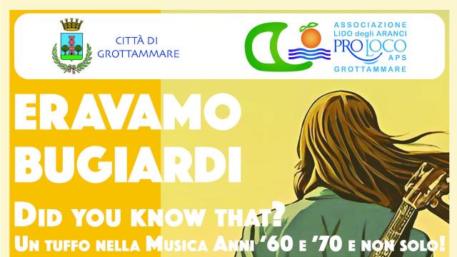 Grottammare, al Kursaal ''Eravamo bugiardi'': confermati i due ospiti d'onore Carl Fanini e Checco Marsella