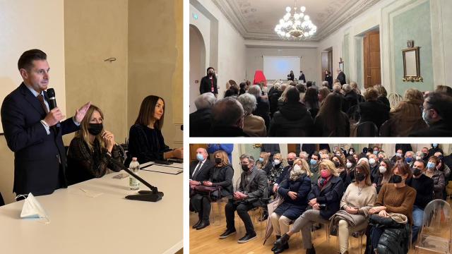 Ascoli Piceno: Teatro dei Filarmonici, Foyer intitolato al compositore Clito Moderati