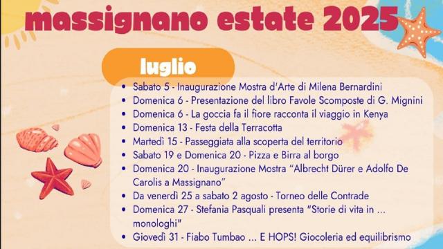 Massignano: un'estate tutta da vivere tra spettacoli, mostre e sapori