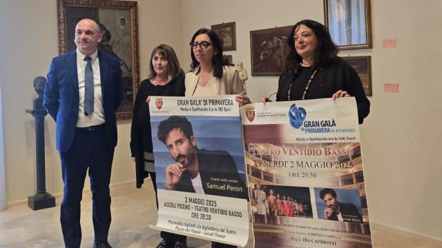 Ascoli Piceno, presentato l'evento 'Moda e spettacolo tra le 100 torri': al Ventidio Basso il Gran Galà di Primavera