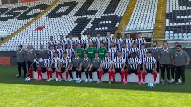 Ascoli Calcio, foto ufficiali di fine stagione allo stadio “Del Duca” con squadra e staff