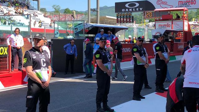 FI.FA. Security sulla griglia di partenza della MotoGp per controlli sicurezza nella tappa del Mugello