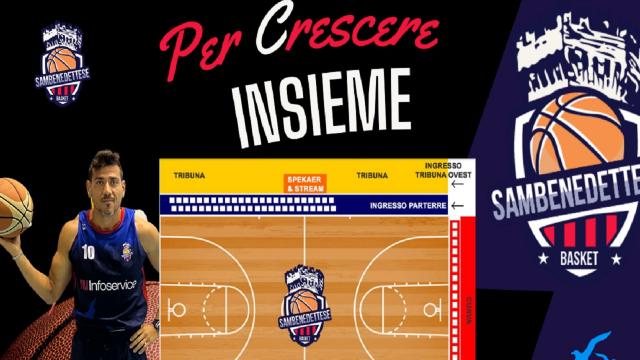 Sambenedettese, Grottammare, Martinsicuro e Acquaviva Basket: scatta la campagna abbonamenti