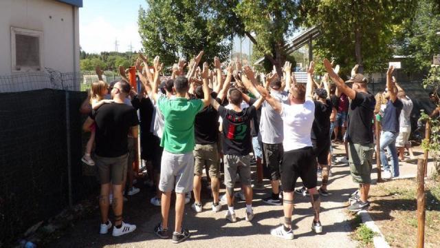 Ascoli-Ternana, tifosi rossoverdi a Campomaggio per caricare la squadra alla vigilia del match