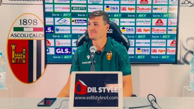 Ascoli-Ternana 2-1, la voce dell'ex bianconero Favilli in sala stampa