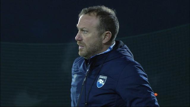 Ascoli-Pescara 0-2, la voce di Breda post gara