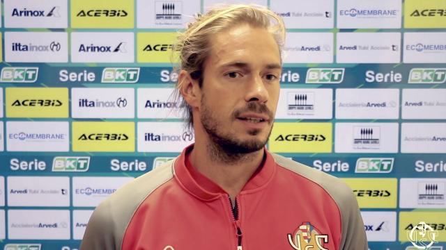 Cremonese-Ascoli 2-2, la voce di Castagnetti: “Quando giochi meglio devi vincere. La gente è delusa come noi”
