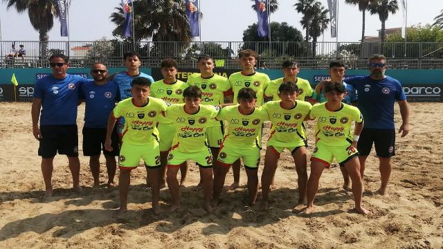 Beach soccer Under 20, l'Happy Car Samb trova la prima vittoria contro il Futsal Vasto