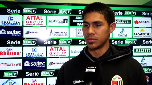 Ascoli-Reggiana 0-0, la voce di Vasquez in zona mista: “Felice di aiutare la squadra in una situazione non buona”