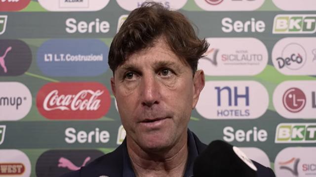 Palermo-Sampdoria 2-0, voci Mignani (“Eccezionale voglia di vincere”) e Pirlo (“Serata storta, tanta amarezza”)