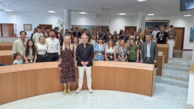San Benedetto del Tronto, studenti da cinque Paesi in visita in Municipio