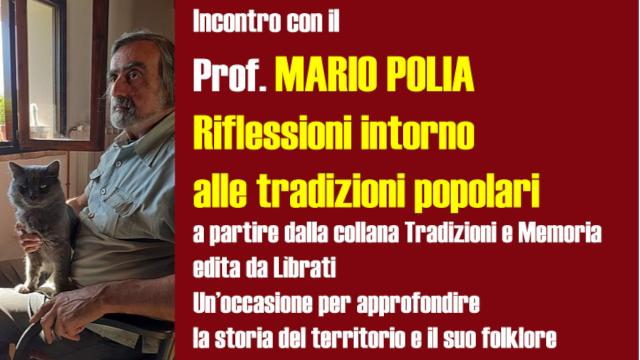Ascoli Piceno, alla Rinascita incontro con Mario Polia e le sue ''Riflessioni intorno alle tradizioni popolari''