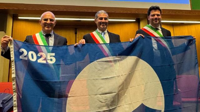 Bandiere blu 2025, San Benedetto del Tronto e Grottammare confermano a Roma l'importante riconoscimento