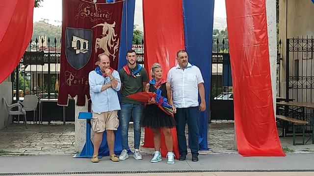 Quintana di Ascoli, Porta Romana punta sull'affascinante Ilaria Poli. Ovazione per il cavaliere Lorenzo Melosso