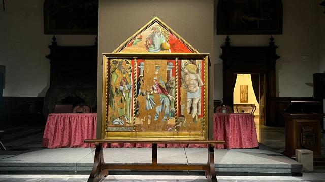 La Diocesi di Ascoli Piceno ringrazia per il restauro del trittico di Carlo Crivelli di sua proprietà