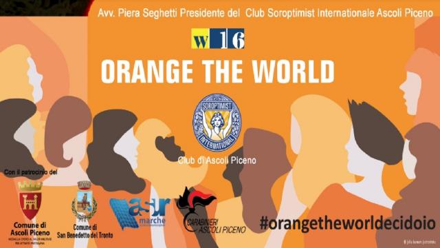 Area Vasta 5 e “Orange the world”, si colorano d'arancione gli ospedale di Ascoli e San Benedetto
