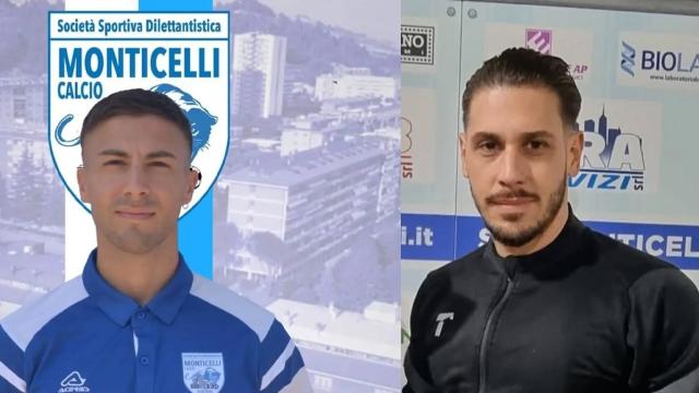 Monticelli Calcio, termina avventura in maglia biancazzurra per Vincenzo Melillo e Mirco Pietrucci