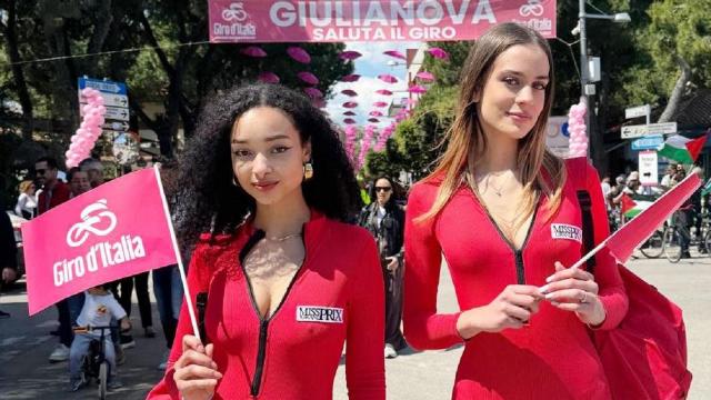 Abruzzo e Marche unite dal Giro d'Italia. Le bellezze di Miss Grand Prix salutano la Corsa Rosa