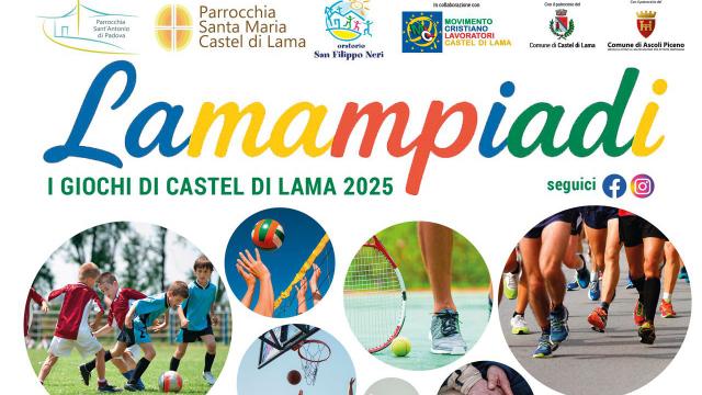 Castel di Lama: sfide di quartiere tra solidarietà, sportività e tradizione. Al via 1^ edizione delle Lamampiadi