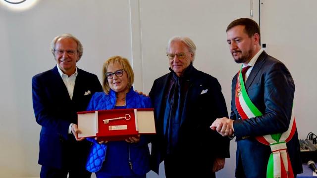 Arquata del Tronto, conferita cittadinanza onoraria ai fratelli Della Valle: ''Un esempio di efficienza per tutti'