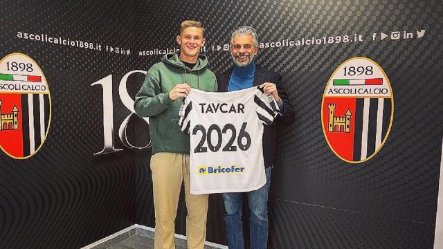 Ascoli Calcio, prolungato il contratto del 22enne difensore sloveno Tavcar