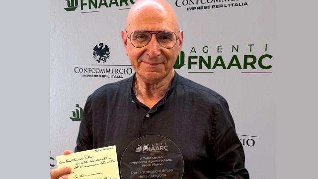 Agenti FNAARC del Piceno: 80 anni di storia, impegno e tutela. Riconoscimento nazionale al presidente Tullio Luciani