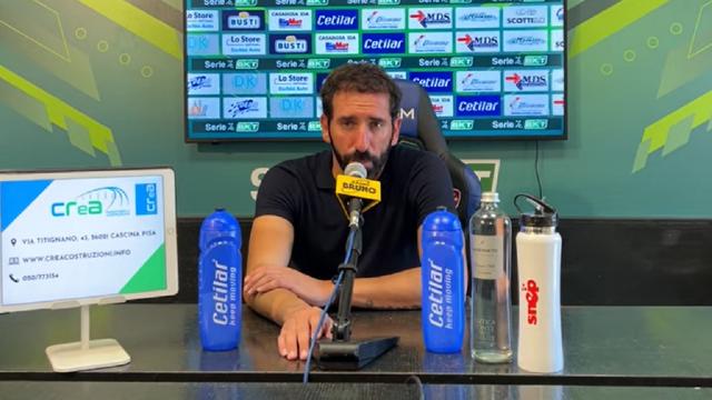 Pisa-Cosenza 1-2, voci Aquilani (“Non bisogna farsi cacciare”) e Caserta (“Primo tempo importantissimo”)