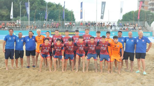 Coppa Italia Under 20 beach soccer: l'Happy Car Samb batte Cagliari 8-4