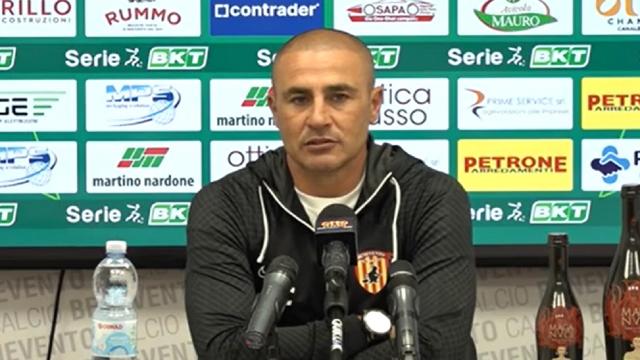 Benevento, Cannavaro: “Dell'Ascoli ho visto tanto. Dovremo pressarli alzando i ritmi ed essendo squadra”