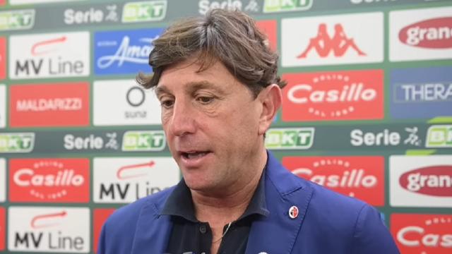 Bari-Sudtirol 1-0, voci Mignani (“I miei ragazzi hanno le palle”) e Bisoli (“Non ho nulla da rimproverare alla squadra”)
