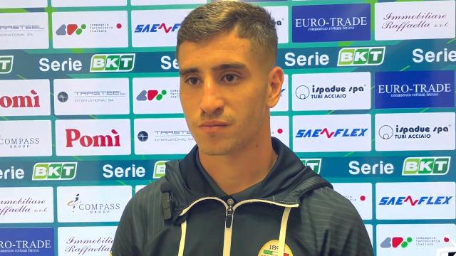 Cremonese-Ascoli 2-2, la voce di Manzari: “Contento della prestazione di squadra, ce l'abbiamo messa tutta”