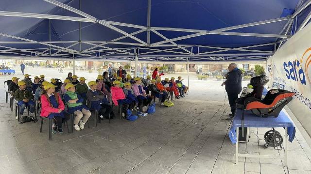 Ascoli Piceno, successo per “Karting in Piazza”. Bambini alla scoperta delle regole del Codice della Strada