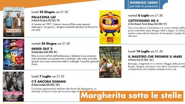 Cupra Marittima, torna il cinema all’aperto. Il programma delle cinque serate gratuite di proiezioni sotto le stelle