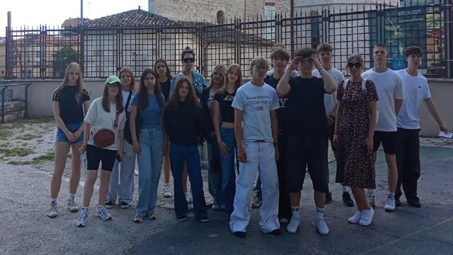 G7 Erasmus, giovani europei in visita al Forte Malatesta di Ascoli Piceno