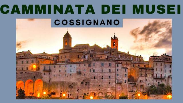 Progetto 'Camminata dei musei': nuovo appuntamento a Cossignano con visita borgo, Museo civico e Antiquarium comunale