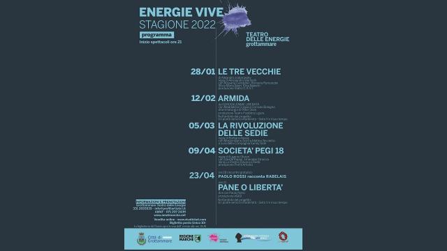 Amat, a Grottammare prende il via il cartellone teatrale ''Energie Vive 2022''
