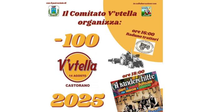 Castorano si accende di musica e tradizione con l'evento ''-100 V'vtella 2025''